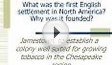 What was the first English settlement in North America